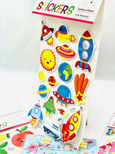 Space unicorn smiles 3D stickers High Quality PVC material